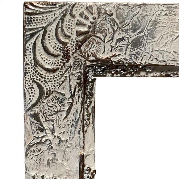 NEW Hand Decorated & Painted 5 x 7” Wooden Frame. One Of A Kind. - Picture 4 of 12